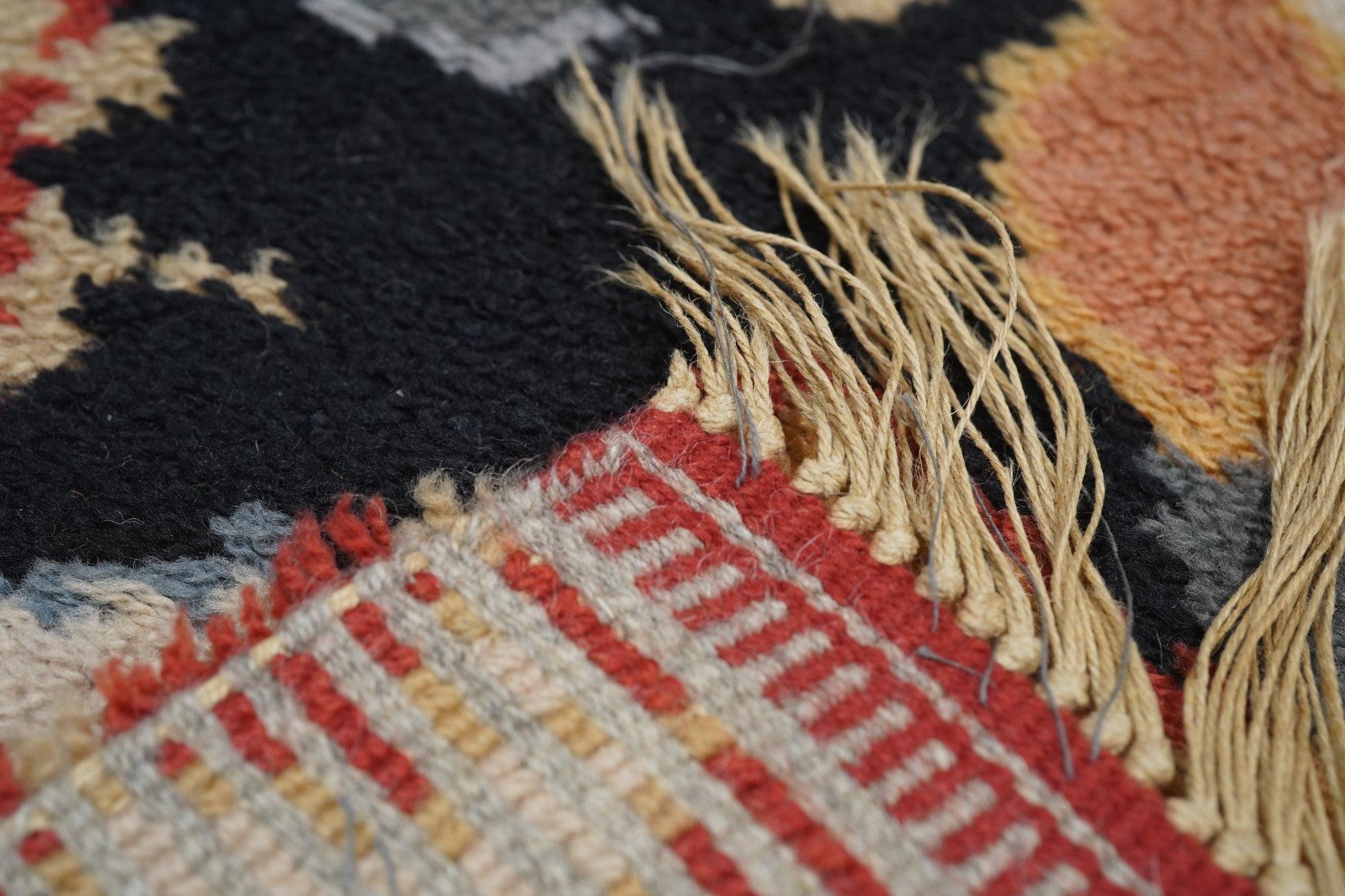 Tapis suédois vintage 5'4'' x 7'6'' en vente 6