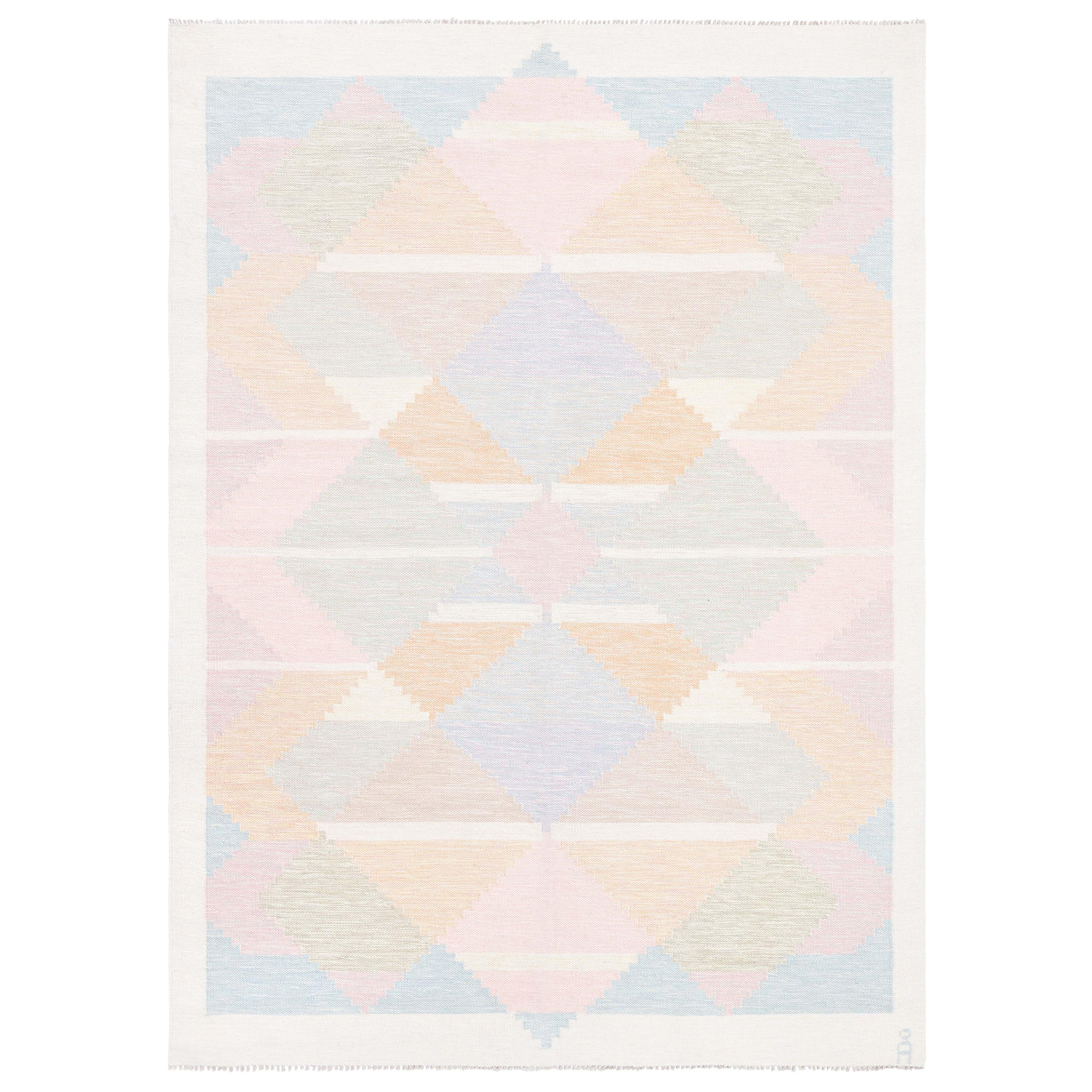 Tapis vintage suédois par Agda Österberg Doris Leslie Blau en vente