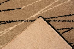 Vintage Swedish Rug by Aina Kange. 4 ft 3 in x 6 ft 7 in