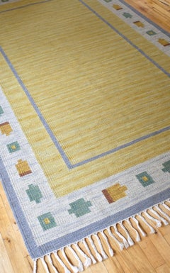 Vintage Swedish rug by Anna Greta Sjöqvist