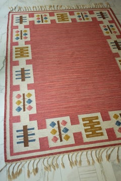 Vintage Swedish rug by Anna Greta Sjöqvist