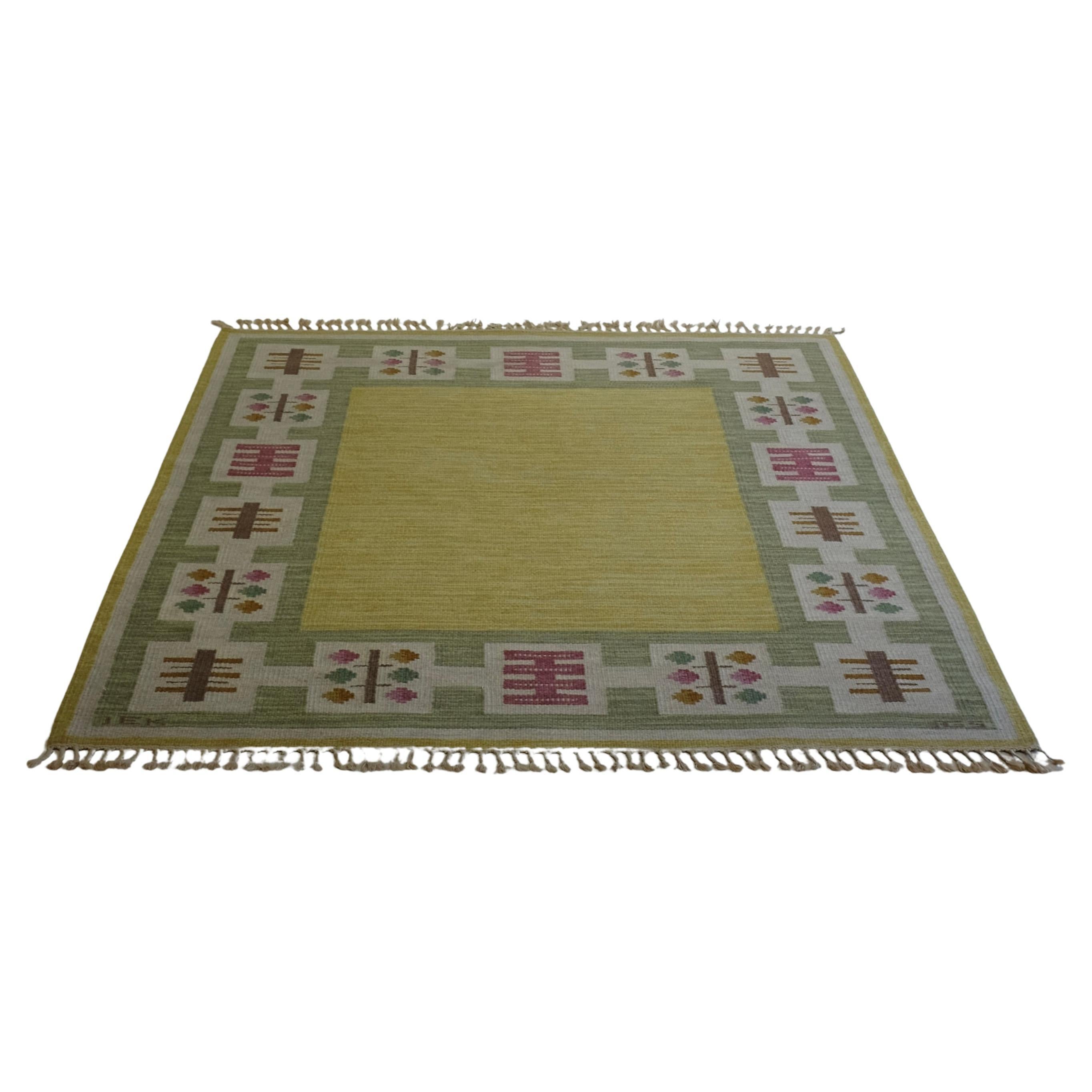 Tapis suédois vintage d'Anna Greta Sjöqvist