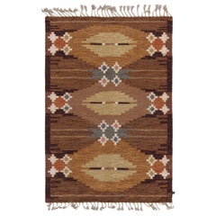 Vintage Swedish Rug by Ingegerd Silow