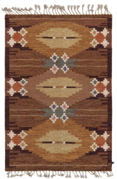 Vintage Swedish Rug by Ingegerd Silow