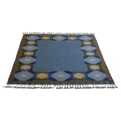 Vintage Swedish rug by Ingegerd Silow