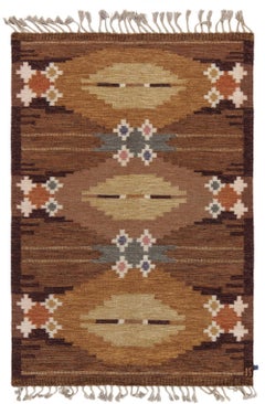Vintage Swedish Rug by Ingegerd Silow