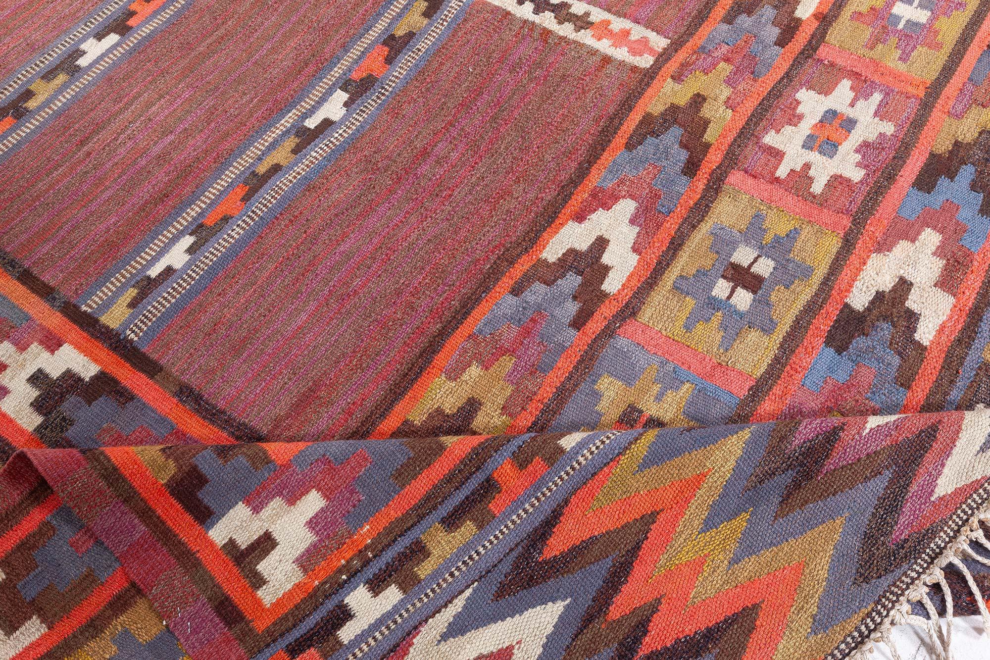 Schwedischer Vintage-Teppich von Marta Mass Fjetterstrom (Wolle) im Angebot