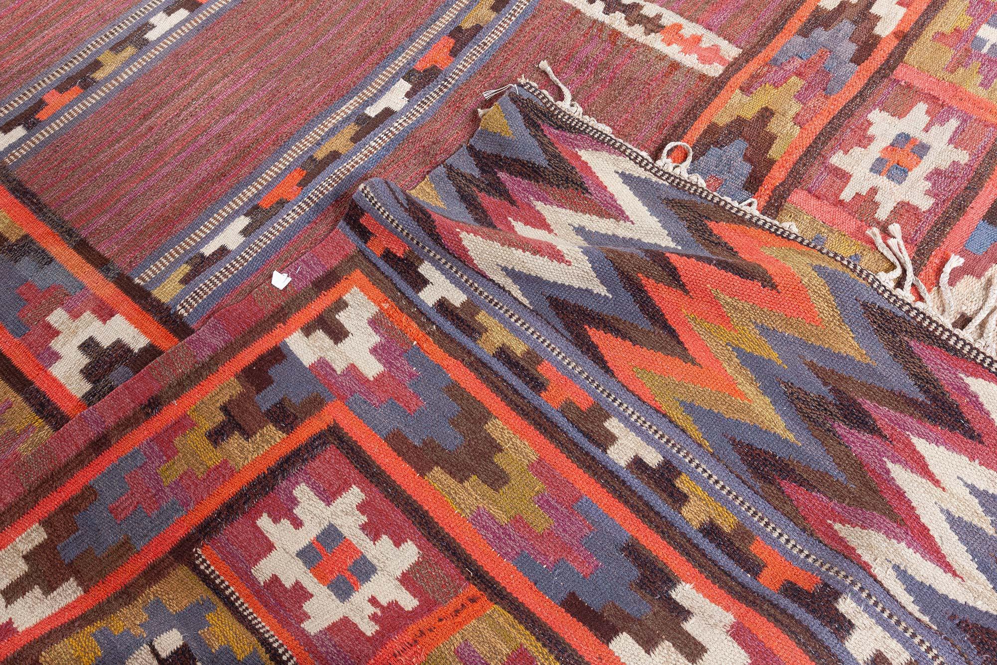 Schwedischer Vintage-Teppich von Marta Mass Fjetterstrom im Angebot 1
