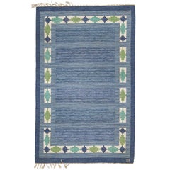 Vintage Swedish Rug by Ulla Parkdal, 1950