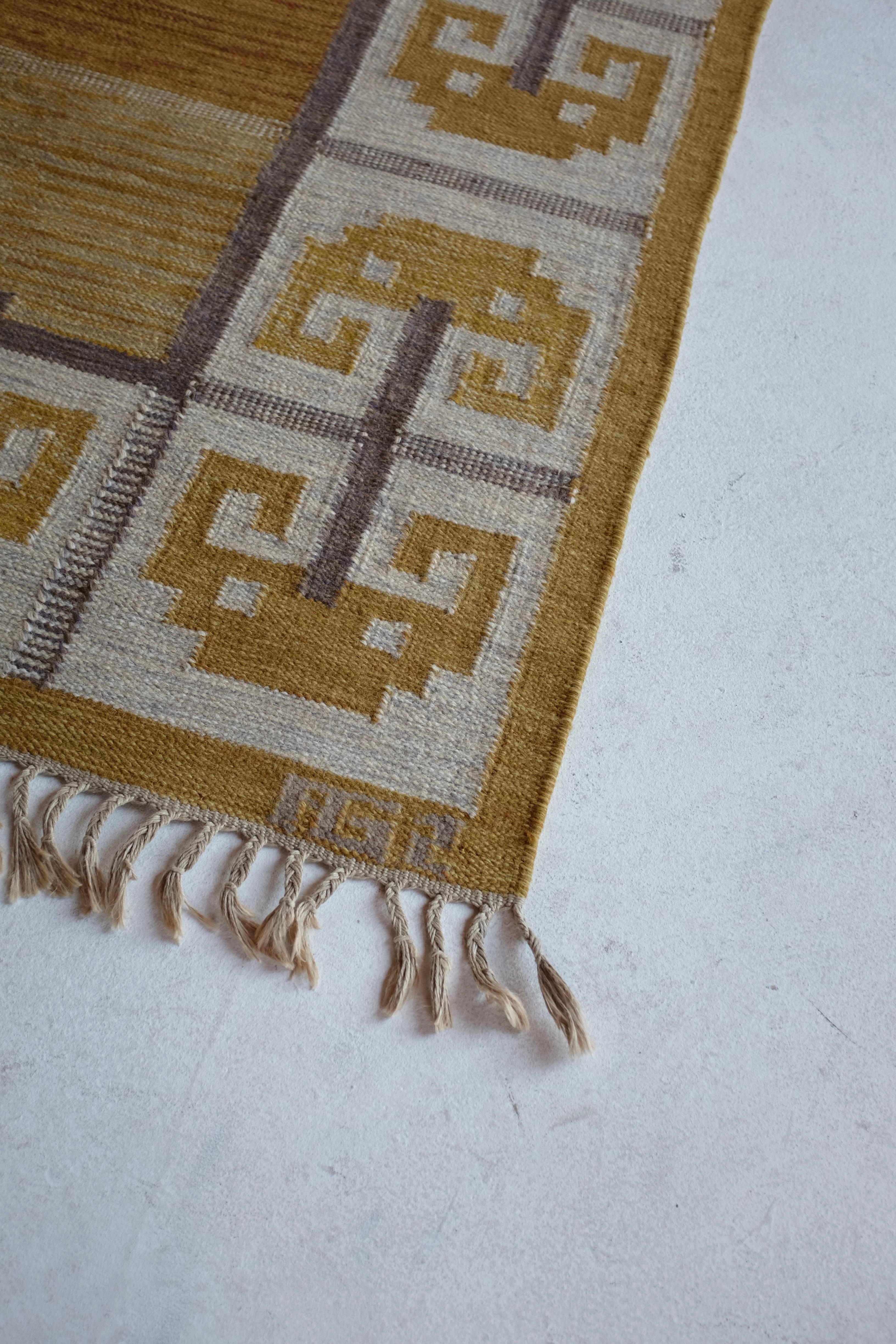 Schwedischer Vintage-Teppich 