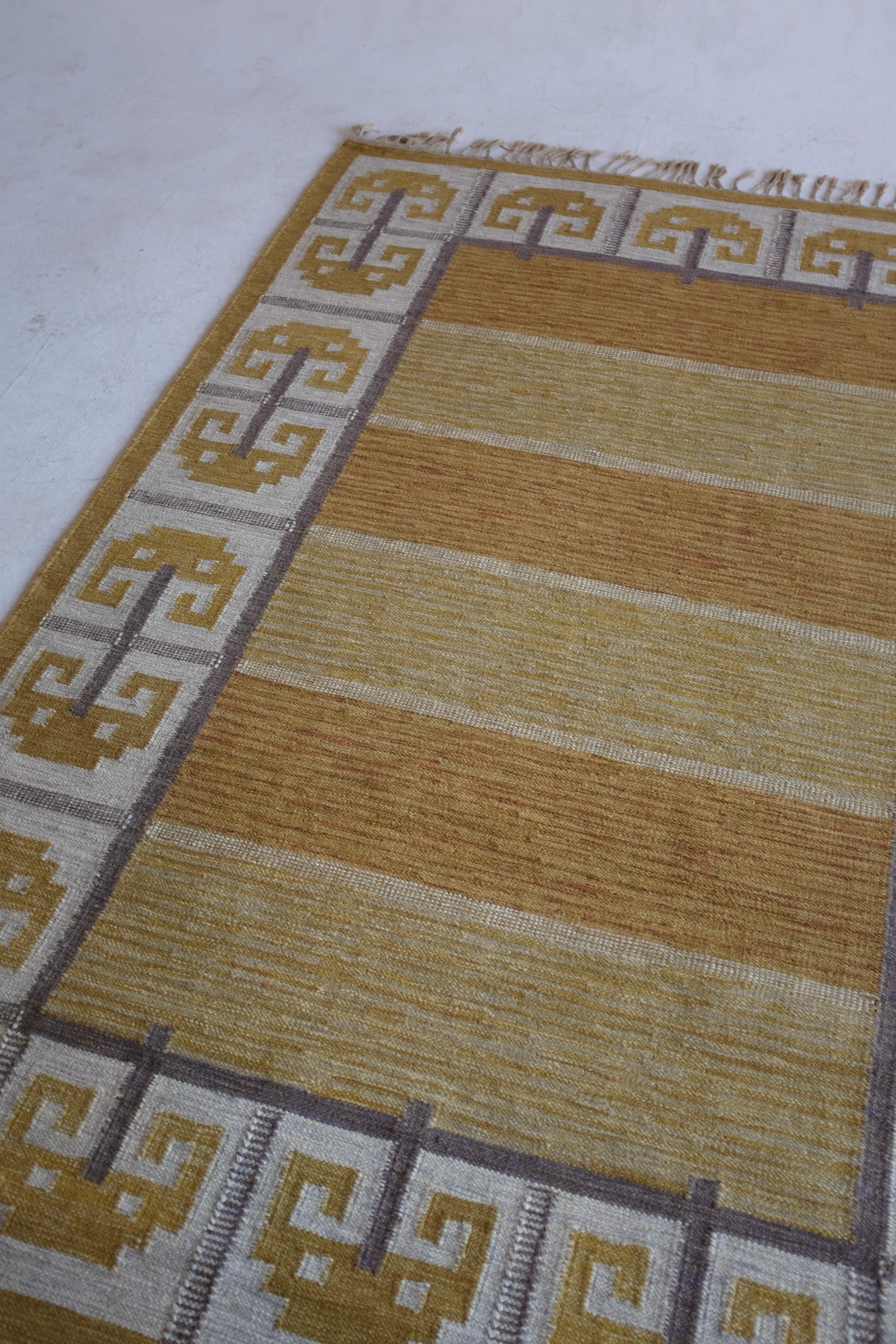Wool Vintage Swedish rug 