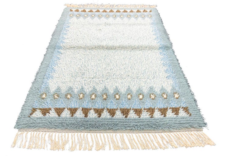 Swedish Rya Rug Vintage Swedish Rya Rug For Sale at 1stDibs