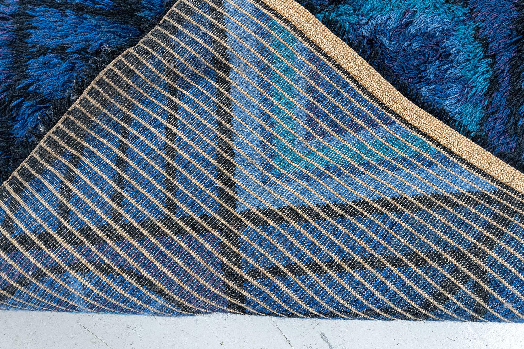 Vintage Swedish Rya Rug by Marianne Richter Doris Leslie Blau Collection For Sale 2