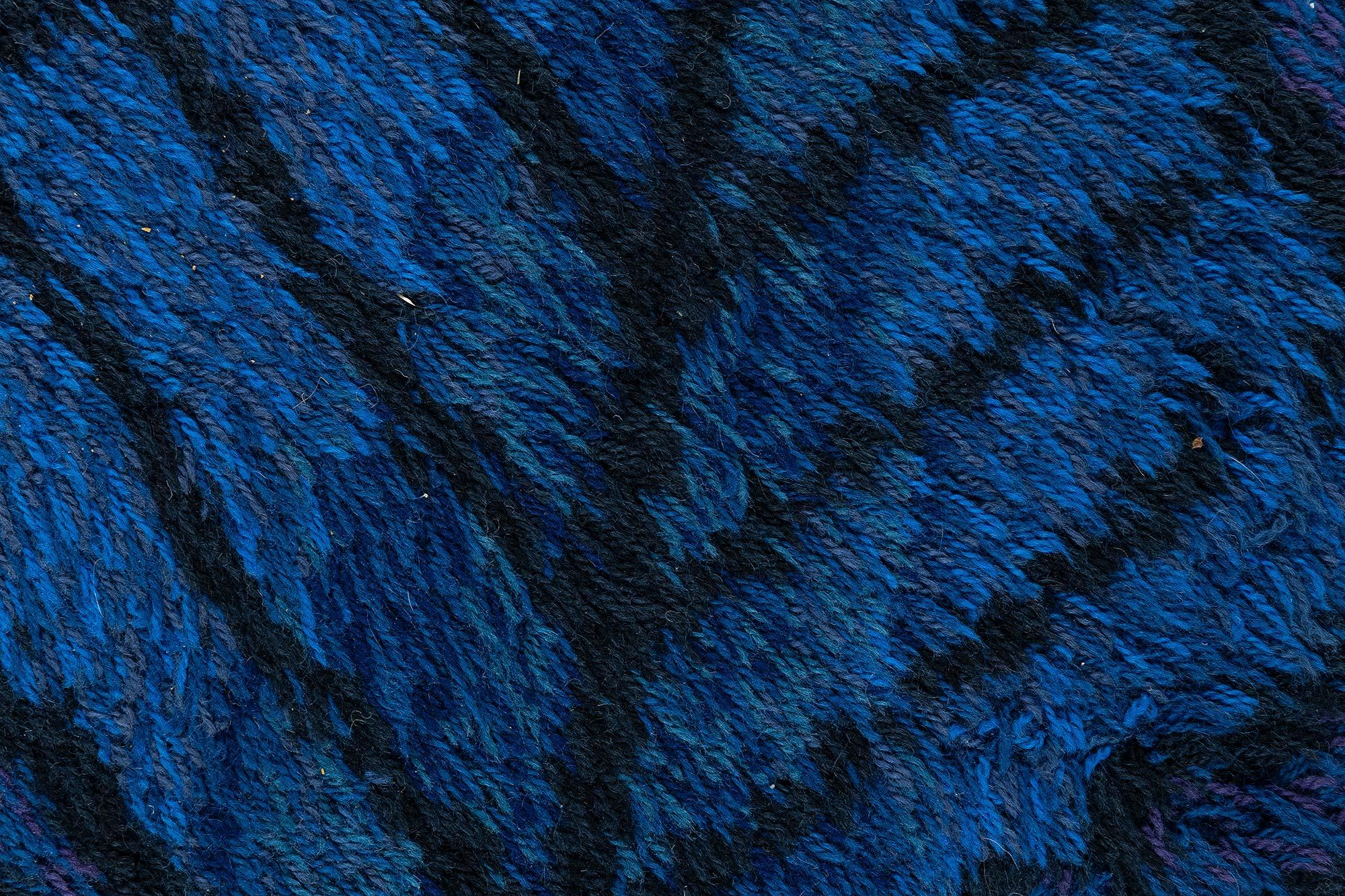 Scandinavian Vintage Swedish Rya Rug by Marianne Richter Doris Leslie Blau Collection For Sale