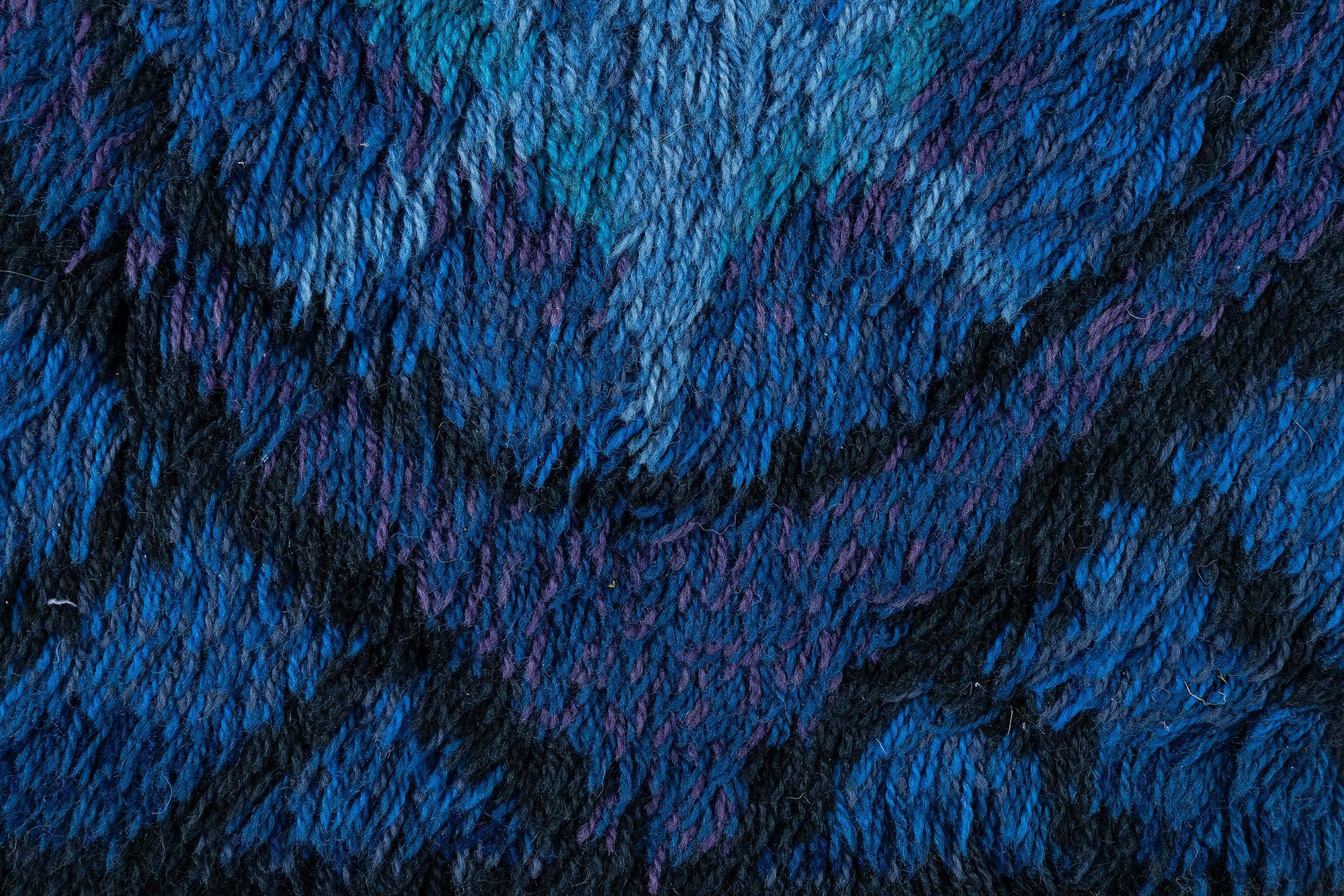 Vintage Swedish Rya Rug by Marianne Richter Doris Leslie Blau Collection For Sale 1