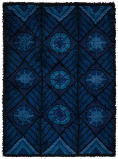 Vintage Swedish Rya Rug by Marianne Richter Doris Leslie Blau Collection