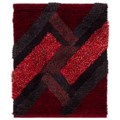 Vintage Swedish Rya Rug by Ritta Aaltonen Doris Leslie Blau Collection