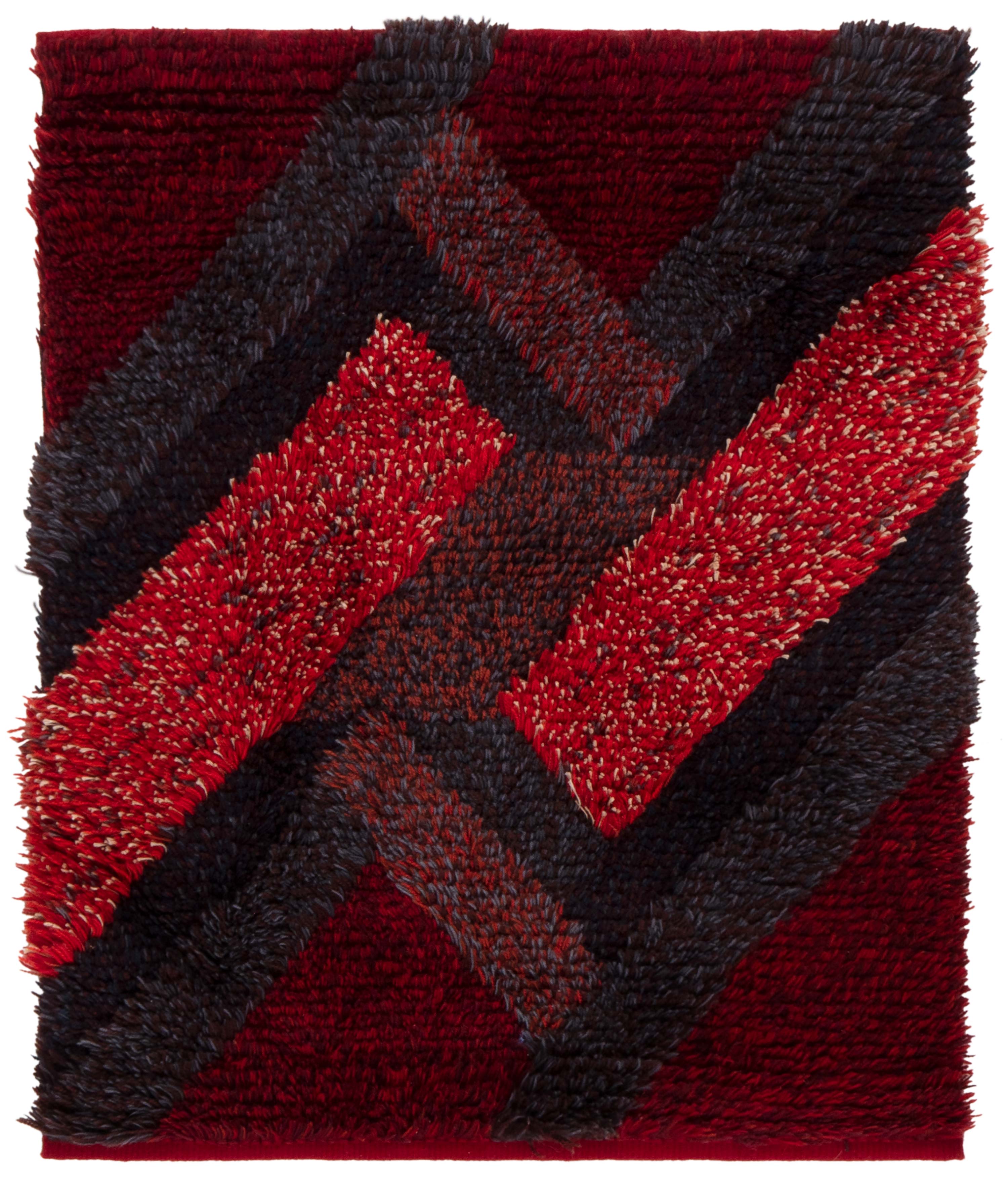 Vintage Swedish Rya Rug by Ritta Aaltonen Doris Leslie Blau Collection