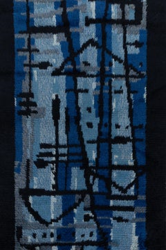 Vintage Swedish Rya Rug