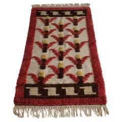 Vintage Swedish Rya rug