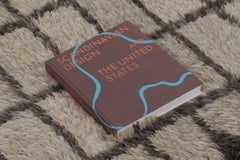 Vintage Swedish Rya Rug in Gray and Charcoal Geometric Pattern - Rug & Kilim