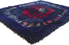 Tapis Rya suédois vintage, Midsommar by Viola Gråsten