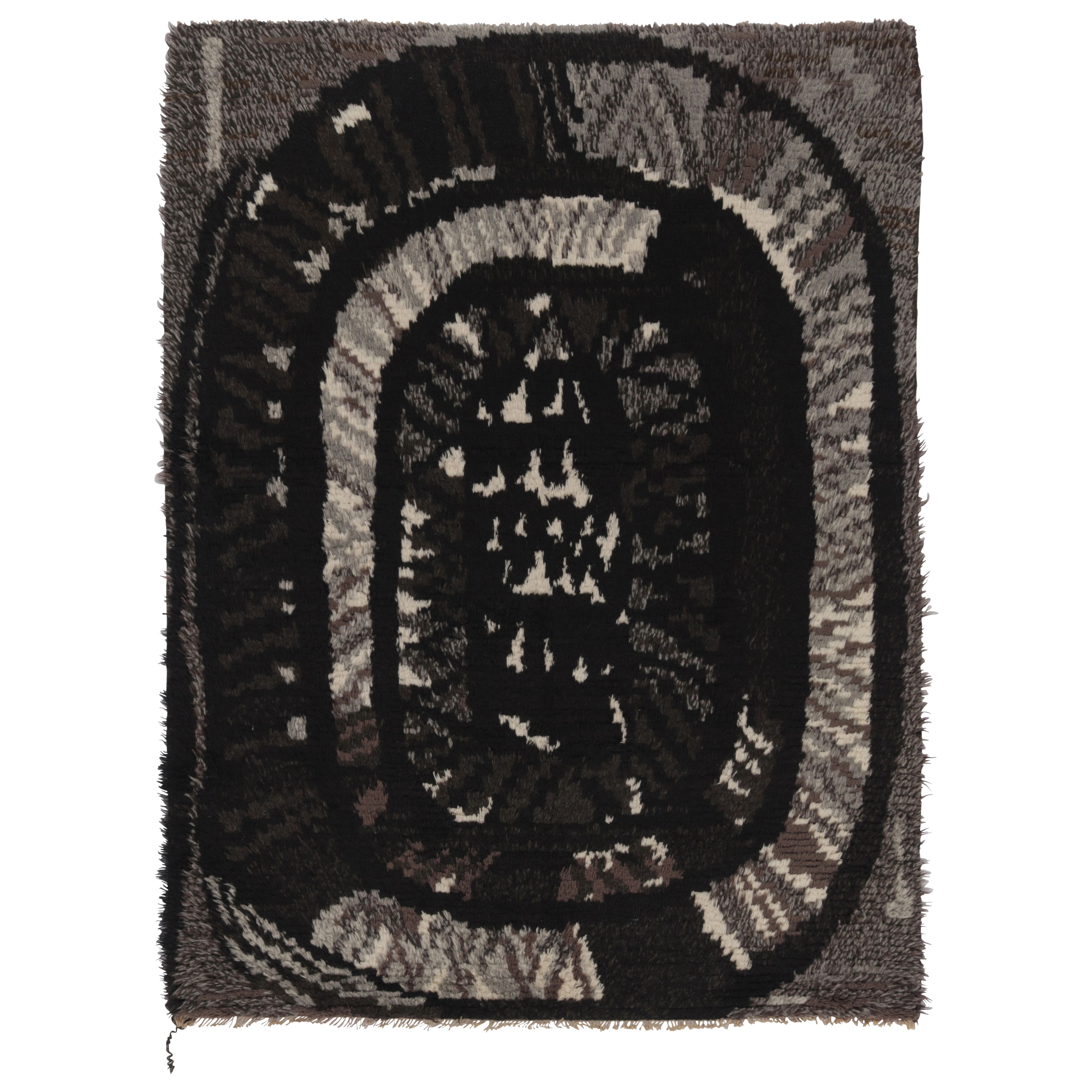 Tappeto Rya svedese vintage, monocromatico astratto - Rug
Kilim