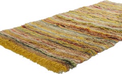 1960's Scandinavian Swedish Rya with Modern Nordic Style