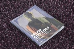 Vintage Swedish Rya Runner in Solid Purple and Ivory Tones - Rug & Kilim