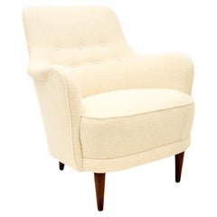 Vintage Swedish Samsas Armchair by Carl Malmsten