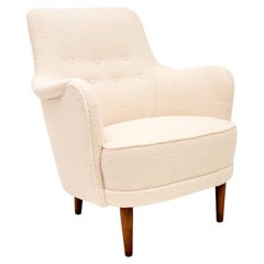Vintage Swedish Samsas Armchair by Carl Malmsten