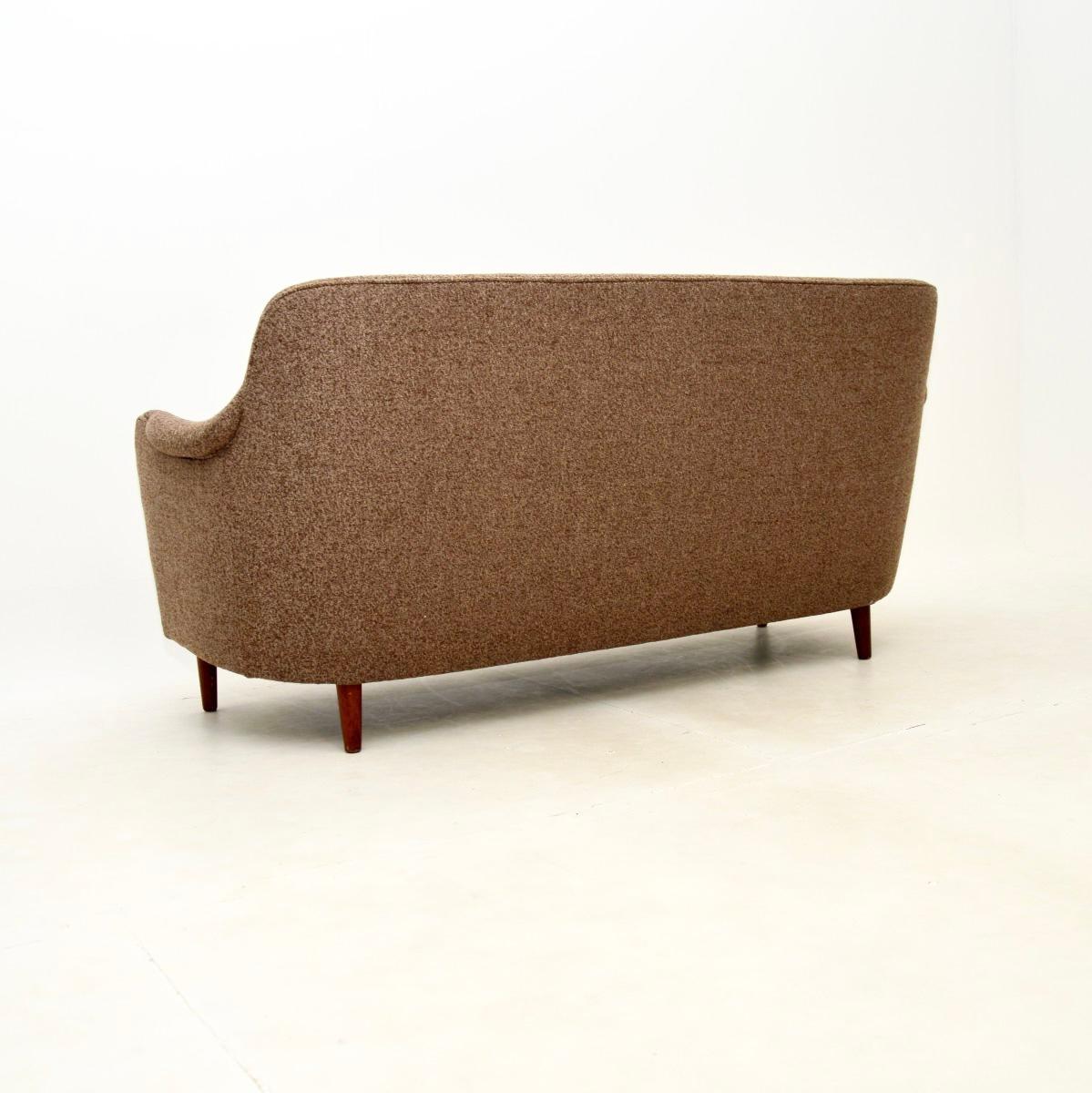 Mid-Century Modern Vintage Swedish Samsas Sofa by Carl Malmsten For Sale