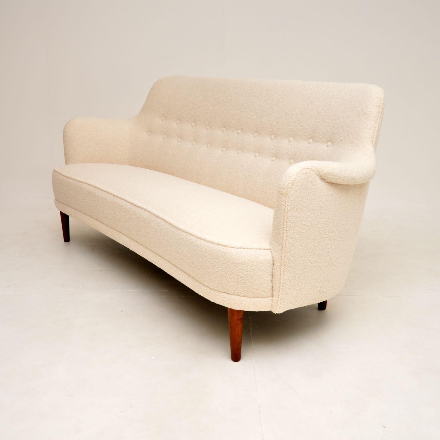 Vintage Swedish ‘Samsas’ Sofa by Carl Malmsten In Good Condition In London, GB