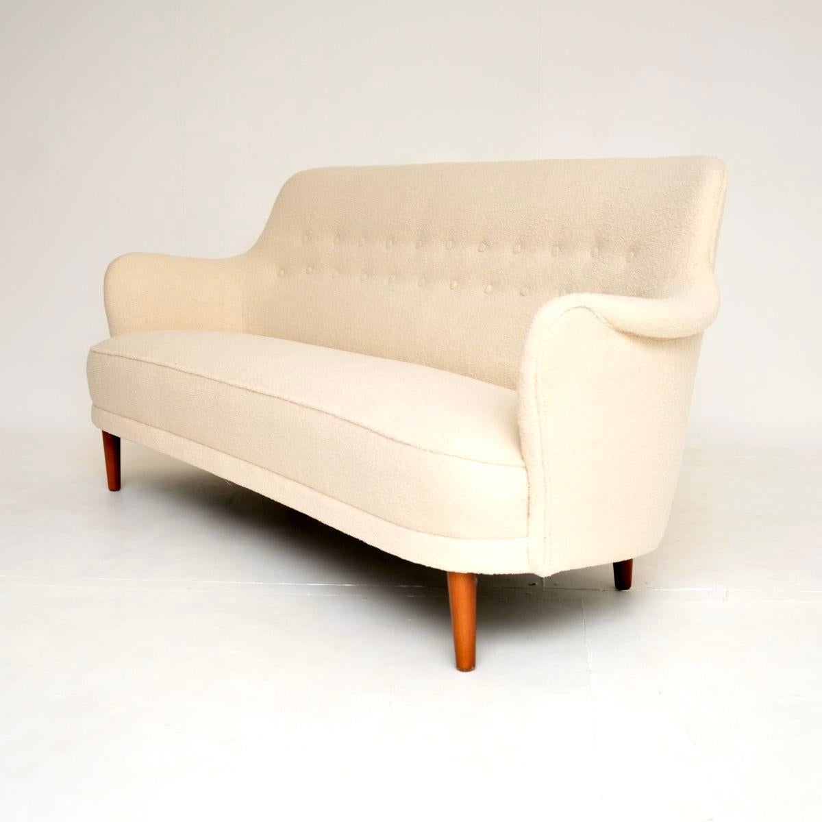 Milieu du XXe siècle Sofa Samsas suédois Carl Malmsten en vente