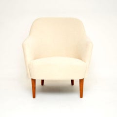 Vintage Swedish Samspel Armchair by Carl Malmsten