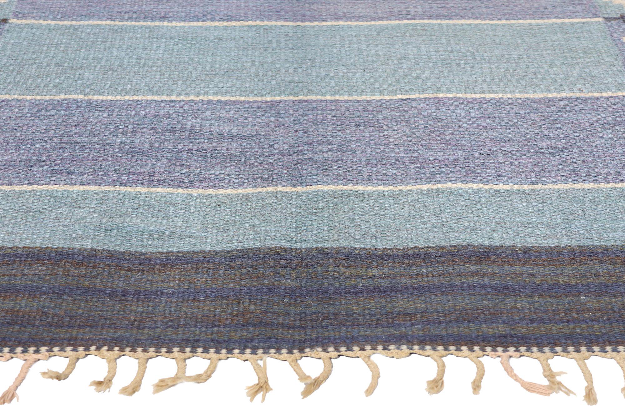 Röllakan Sueco Azul Escandinavo de 1960 con Estilo Moderno siglo XX en venta