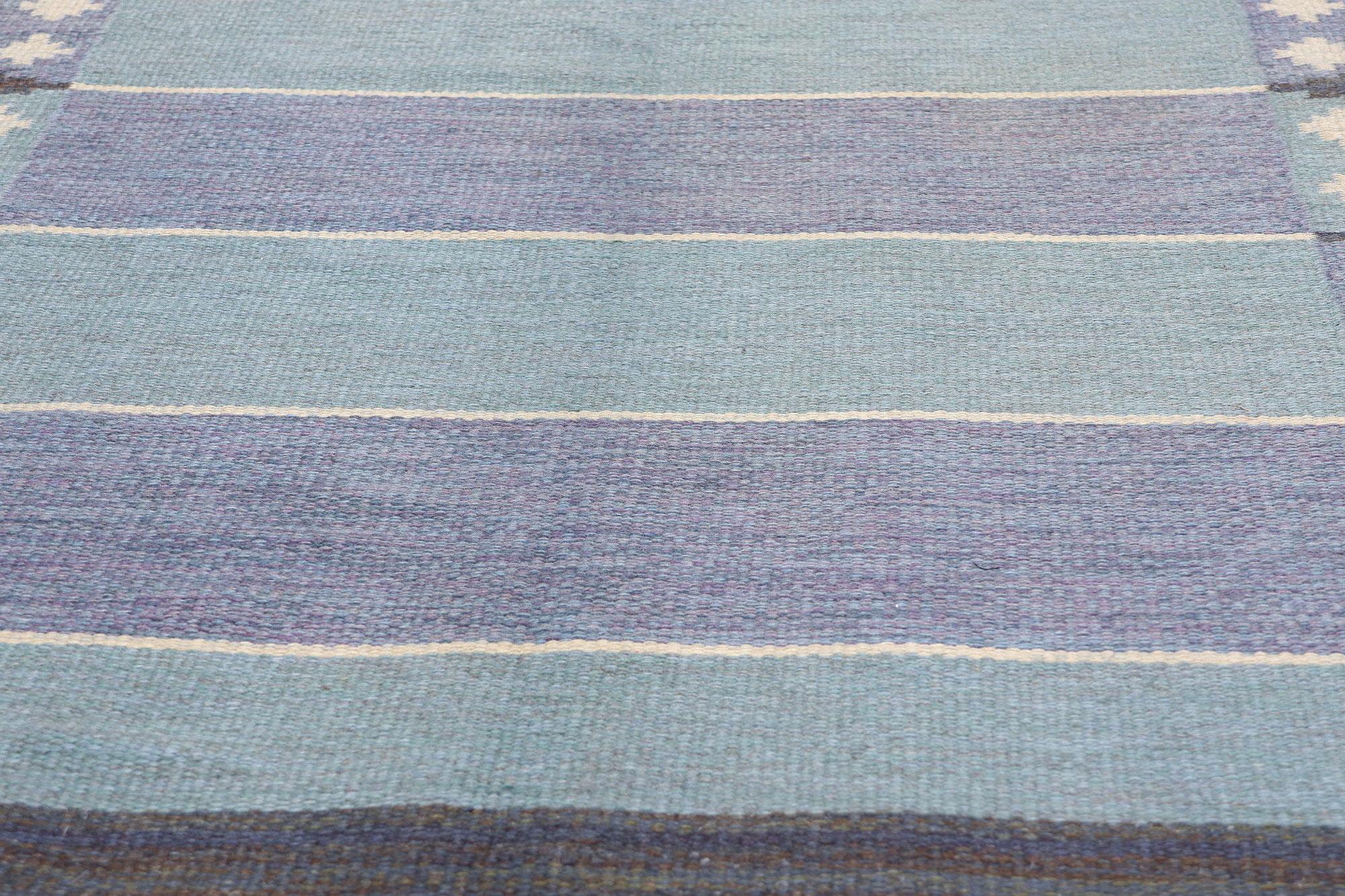 Röllakan Sueco Azul Escandinavo de 1960 con Estilo Moderno en venta 1
