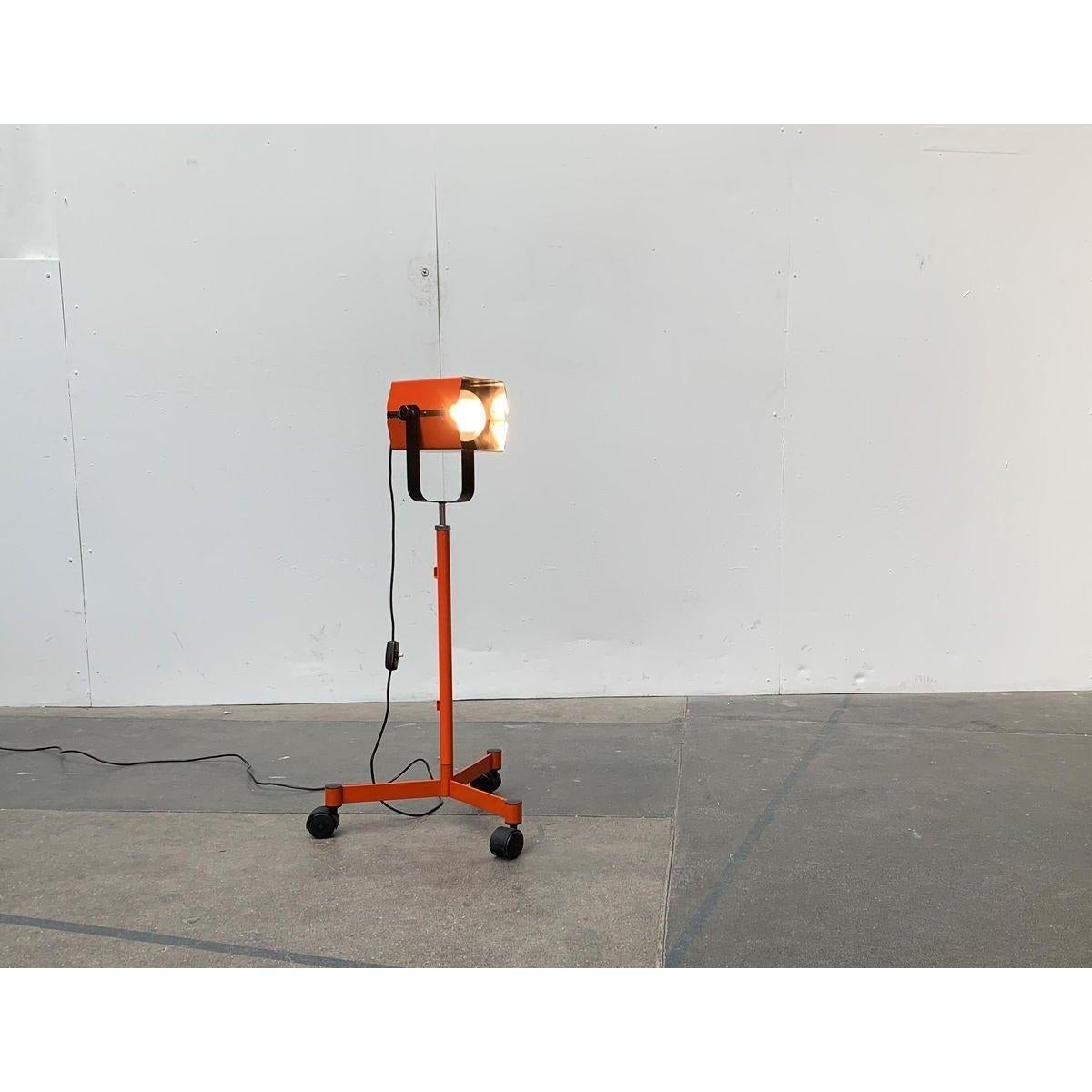 Vintage Swedish Space Age Studio Floor Lamp from Alda For Sale 5
