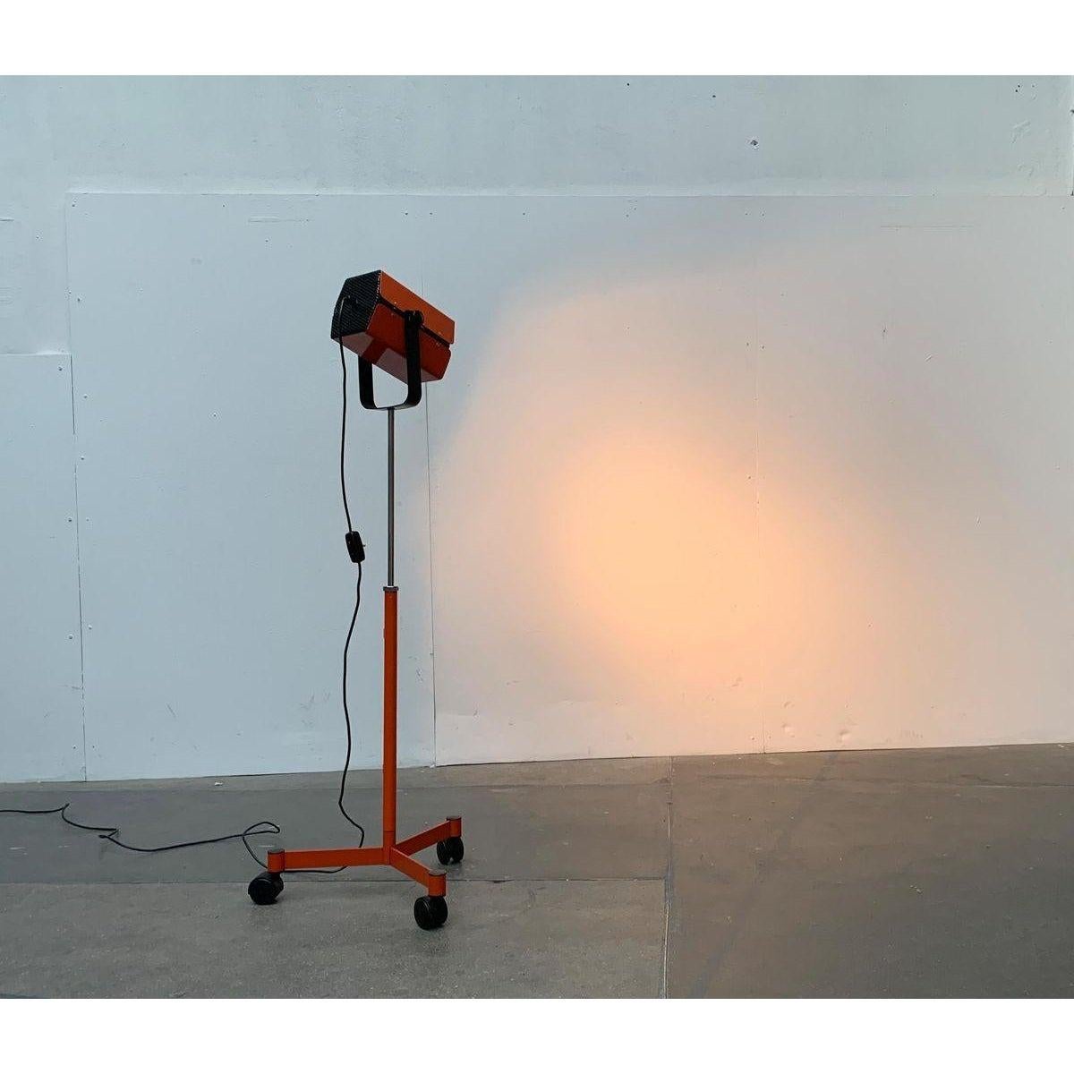 Vintage Swedish Space Age Studio Floor Lamp from Alda For Sale 1
