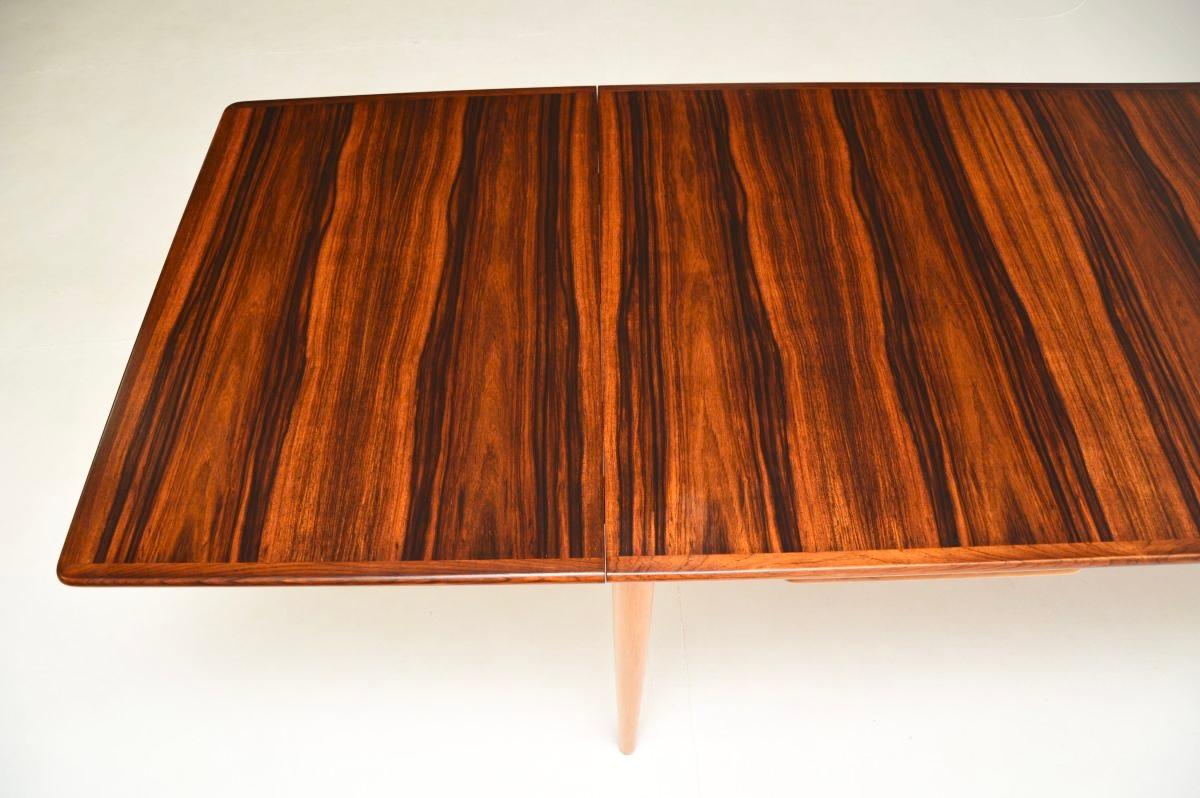 Vintage Swedish Sycamore Drop Leaf Desk For Sale 5
