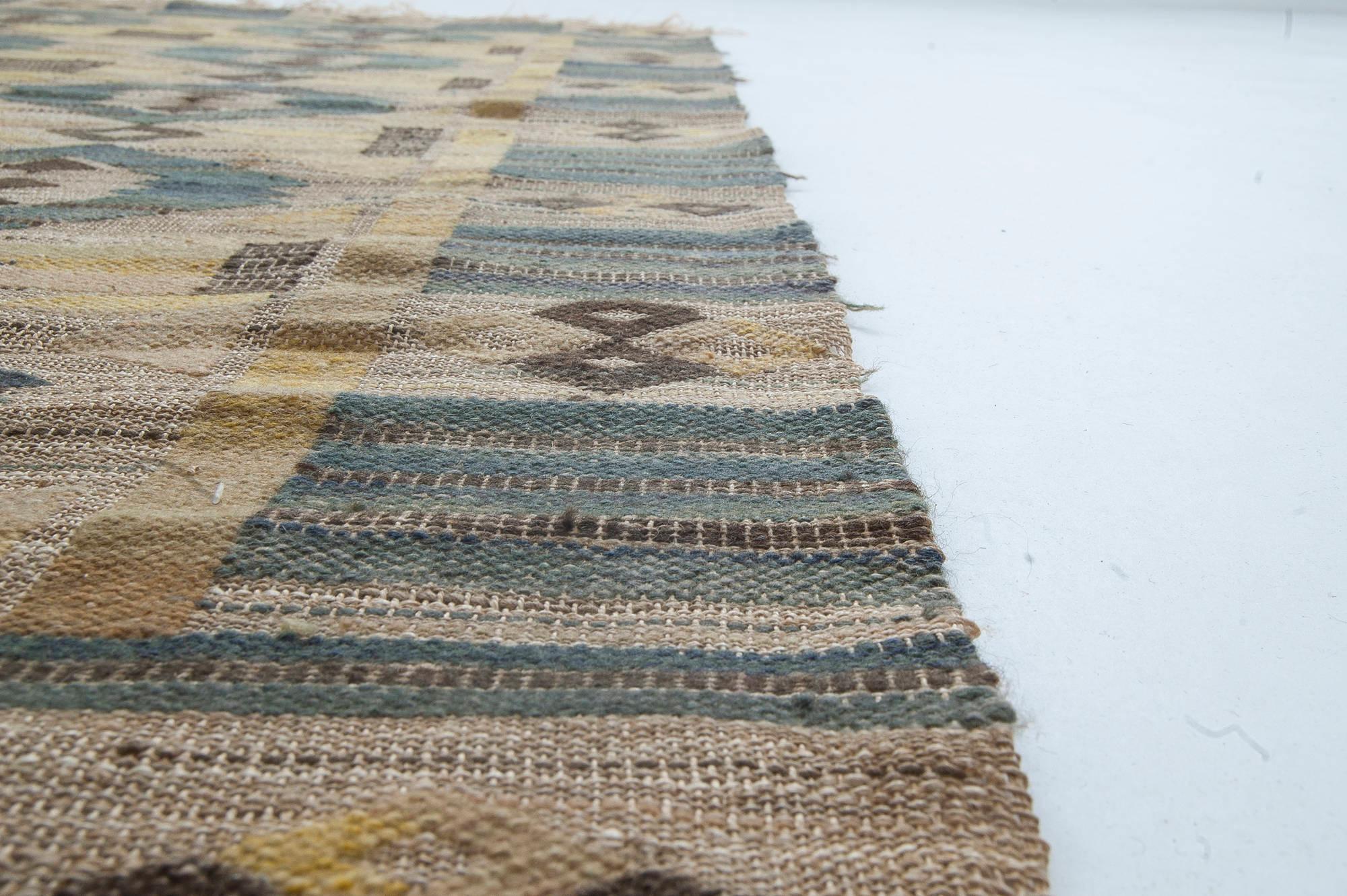Vintage Swedish Tapestry Weave by Märta Mass-Fjetterström 'Gront Pa ...