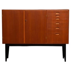 Vintage Swedish Teak Buffet, Credenzas By Kurt Karlsson For Carl Löfving & Söner