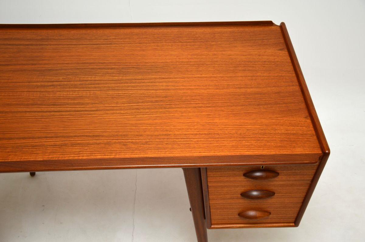 Vintage Swedish Teak Desk by Svante Skogh For Sale 5