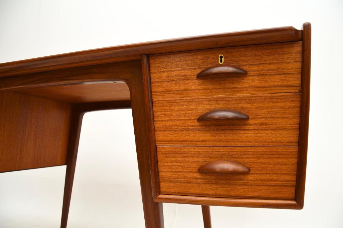 Vintage Swedish Teak Desk by Svante Skogh For Sale 7