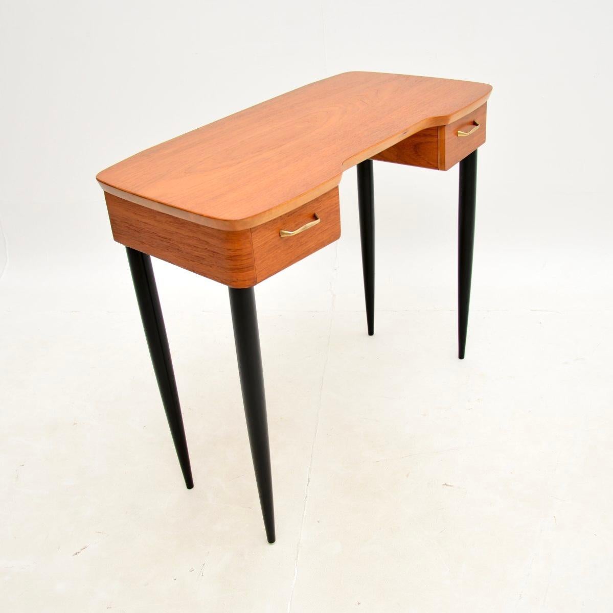 Mid-20th Century Vintage Swedish Teak Desk / Dressing Table For Sale