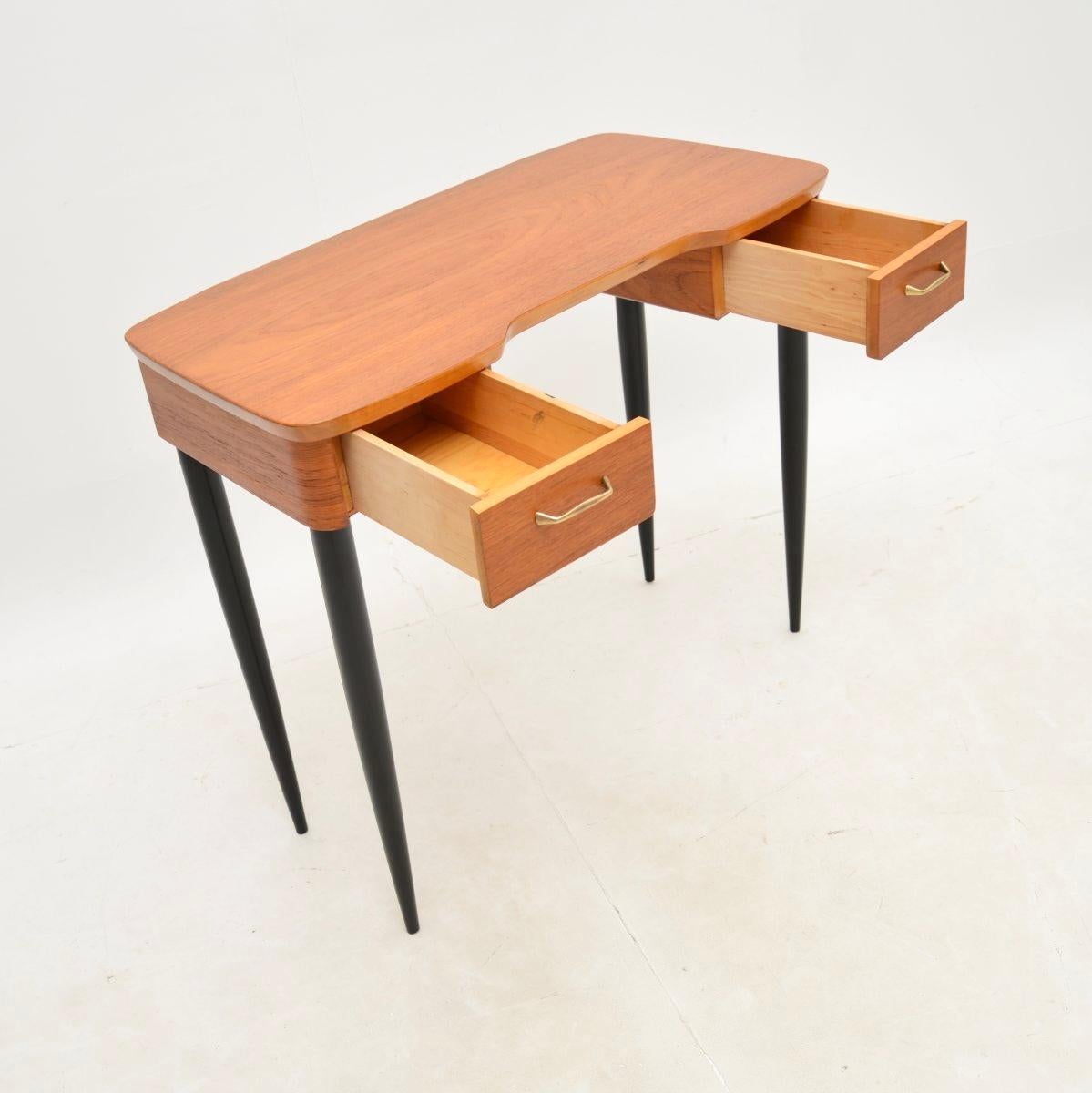Vintage Swedish Teak Desk / Dressing Table For Sale 1