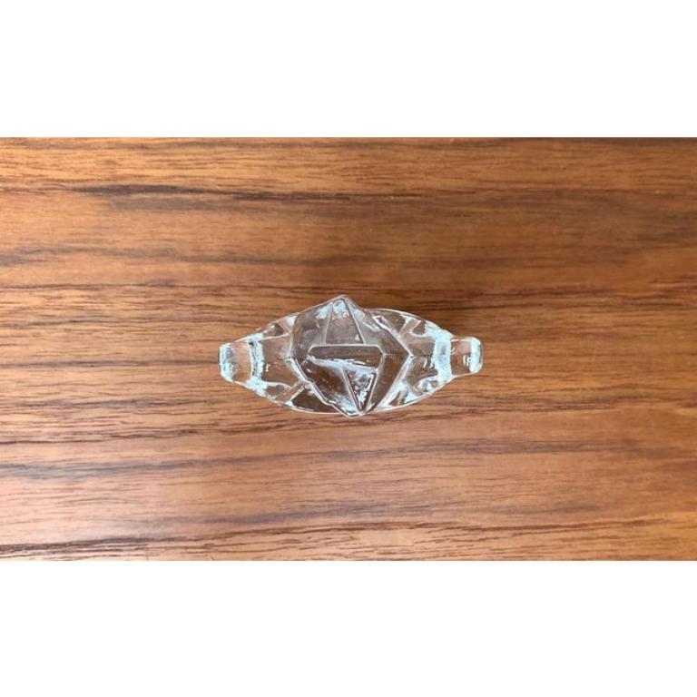 Vintage Swedish Viking Ship Glass Sculpture from Lindshammar Glasbruk, 1970s 7