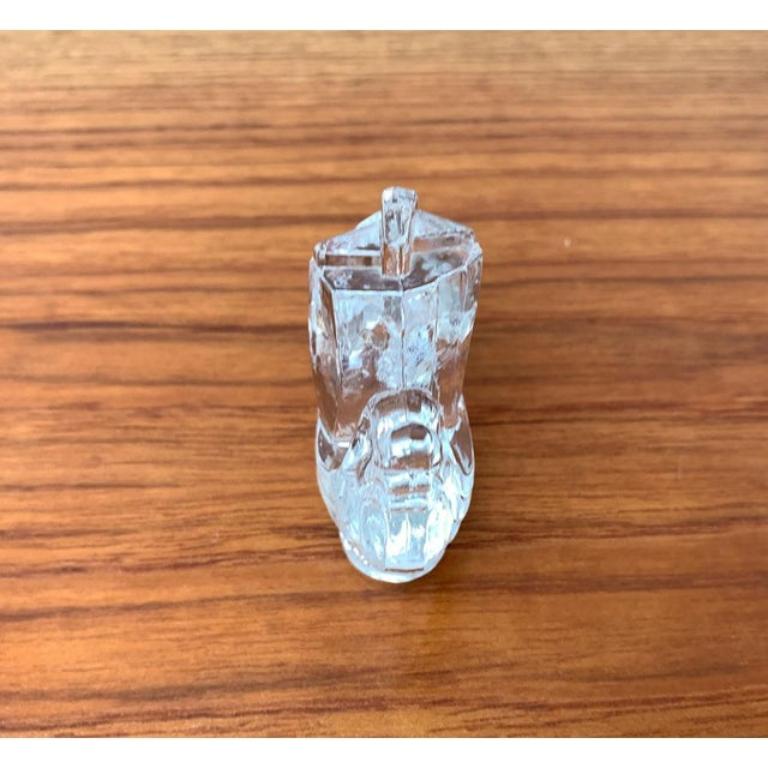 20th Century Vintage Swedish Viking Ship Glass Sculpture from Lindshammar Glasbruk, 1970s
