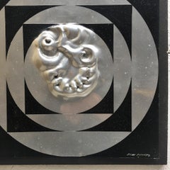 Vintage Swedish Wall Sculpture by Olle Blad, 1974