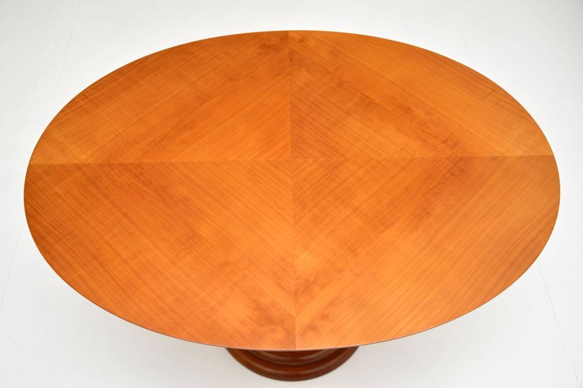Mid-Century Modern Vintage Swedish Walnut Coffee Table For Sale